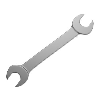 İngiliz anahtarı gerçekçi 3d render