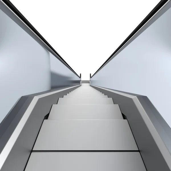 Realistyczne renderowanie 3d schodów ruchomych — Zdjęcie stockowe