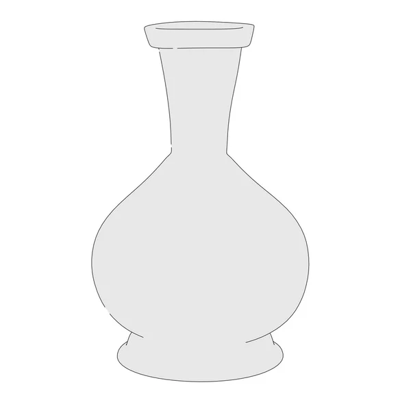 Cartoon image of antique vase — Stock Photo, Image