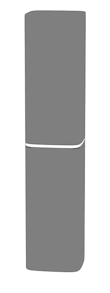 Карикатурное изображение помады (макияж) ) — стоковое фото