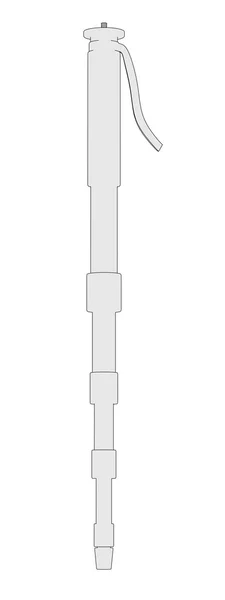 Imagen de dibujos animados de monopod stand —  Fotos de Stock