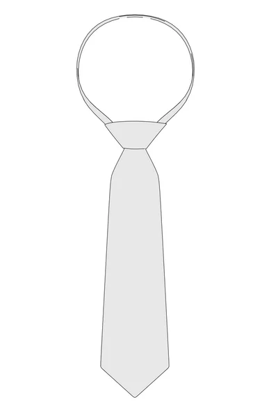 Cartoon illustratie van de stropdas (kleding) — Stockfoto