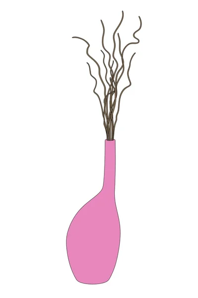 Illustration de bande dessinée de vase avec décoration — Photo