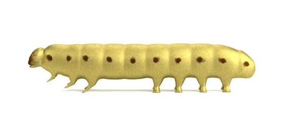 Realistic 3d render of caterpillar — Stock Photo, Image