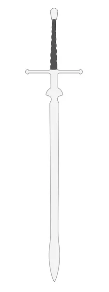 Cartoon image of sword weapon — Stock Photo, Image