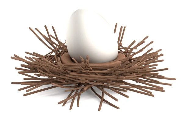 Realistisk 3d render skata Nest — Stockfoto