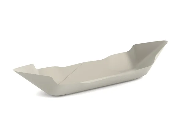 Rendu 3d réaliste de bateau origami真实的 3d 渲染的折纸船 — 图库照片