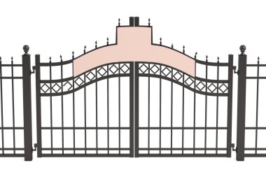 gerçekçi 3d render kapısı