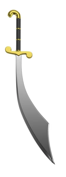 Realista 3d renderizado de espada exótica —  Fotos de Stock