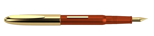 Ретроспективный трехмерный рендер роскошной ручки — стоковое фото