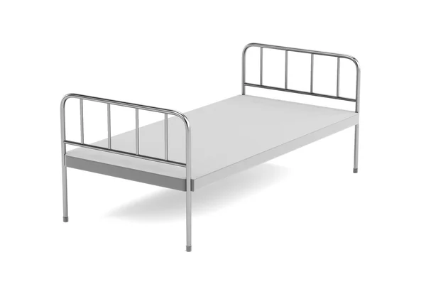 Realistyczne renderowanie 3d medycznych łóżko — Zdjęcie stockowe