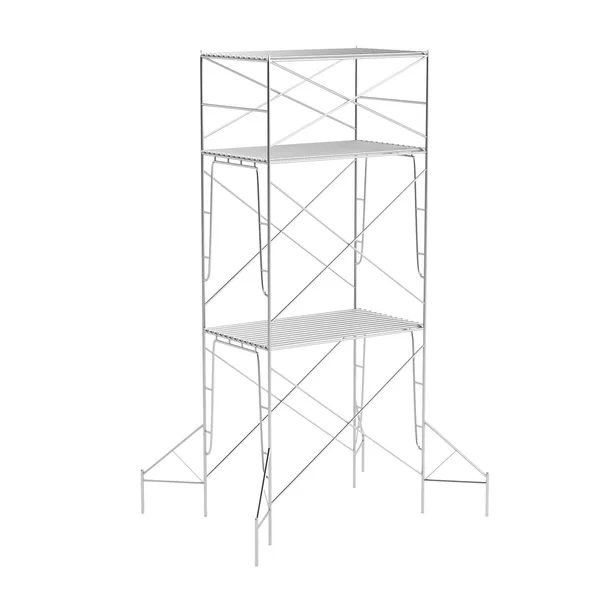 Realistische 3D-Darstellung von Gerüsten — Stockfoto