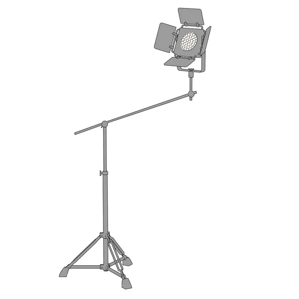 Cartoon image of stage light — Stock Photo, Image