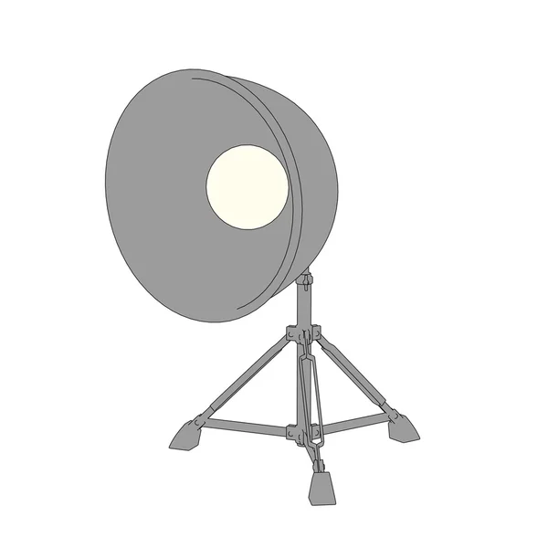 Cartoon image of stage light — Stock Photo, Image