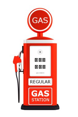 benzin istasyonunun gerçekçi 3d render