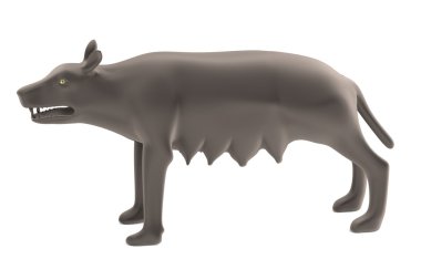 Kurt gerçekçi 3d render