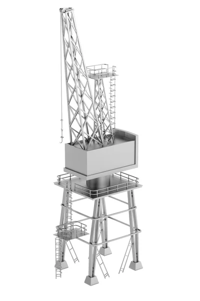 Realistic 3d render of crane — Stock Photo, Image