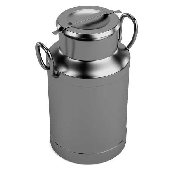 Realistic 3d render of milk barrel — Stock Photo, Image