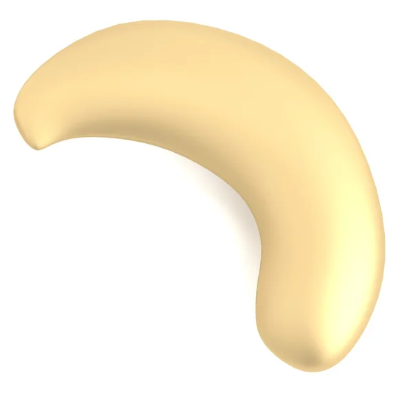 3d render of nut - cashew — Stock Photo, Image