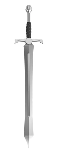 Realistische 3D-Darstellung des Schwertes — Stockfoto