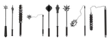 gerçekçi 3d render, maces