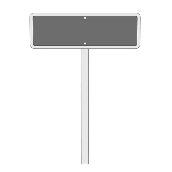 Cartoon image of traffic sign — Stock Photo, Image