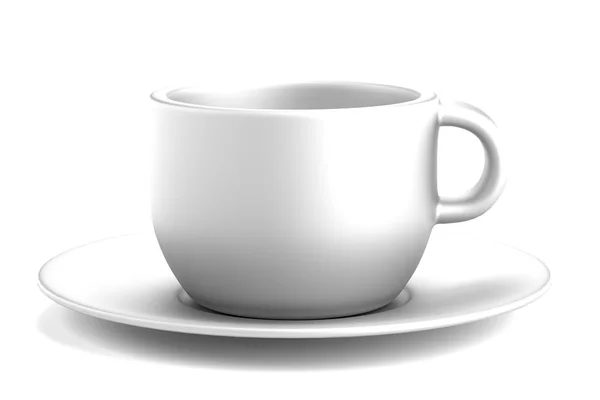 Realistic 3d render of cup — Stock Photo, Image