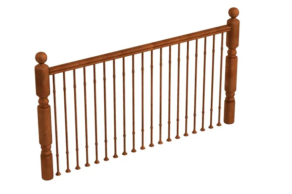 3d render of railing — Stock Photo, Image