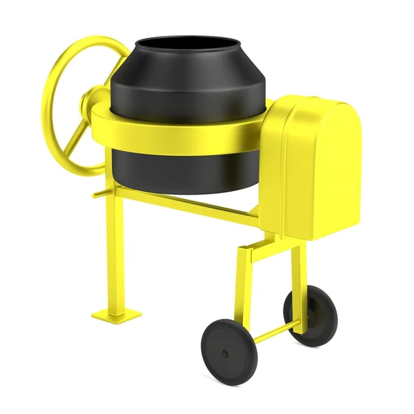 Realistische 3d render voor cement mixer — Stockfoto
