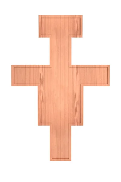 Realista 3d renderização de crucifixo — Fotografia de Stock