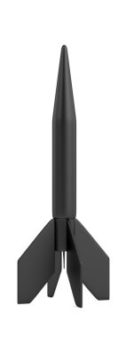 Roket gerçekçi 3d render