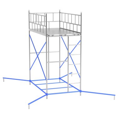 İskele gerçekçi 3d render