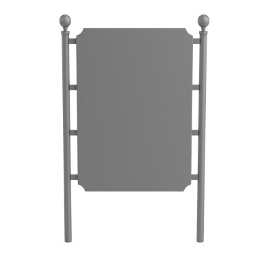 trafik işareti gerçekçi 3d render