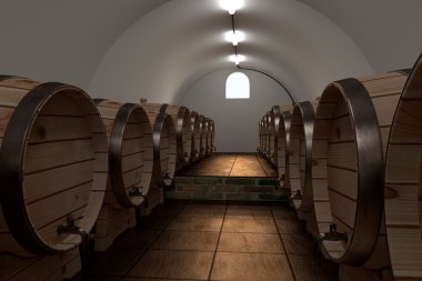 mahzeni gerçekçi 3d render