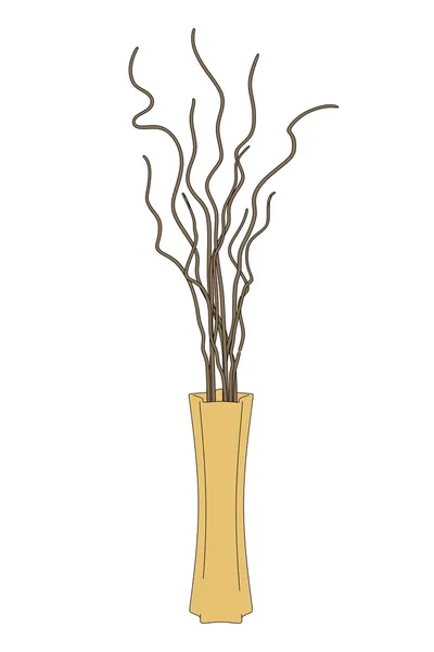 Kreslený obrázek vázy s výzdobou — Stock fotografie