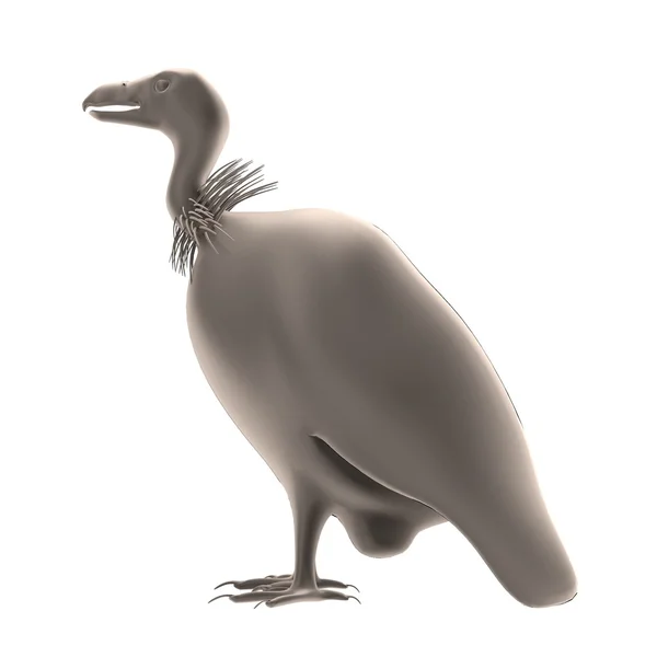 Realistic 3d render of vulture statue — Stock Photo, Image