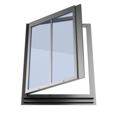 çatı penceresi gerçekçi 3d render