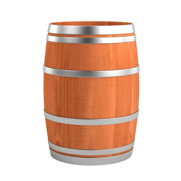真实的 3d 渲染的酒桶 — 图库照片