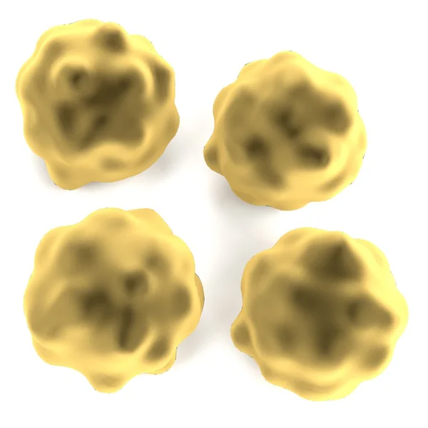 Realistische 3d render van cholesterol cel — Stockfoto