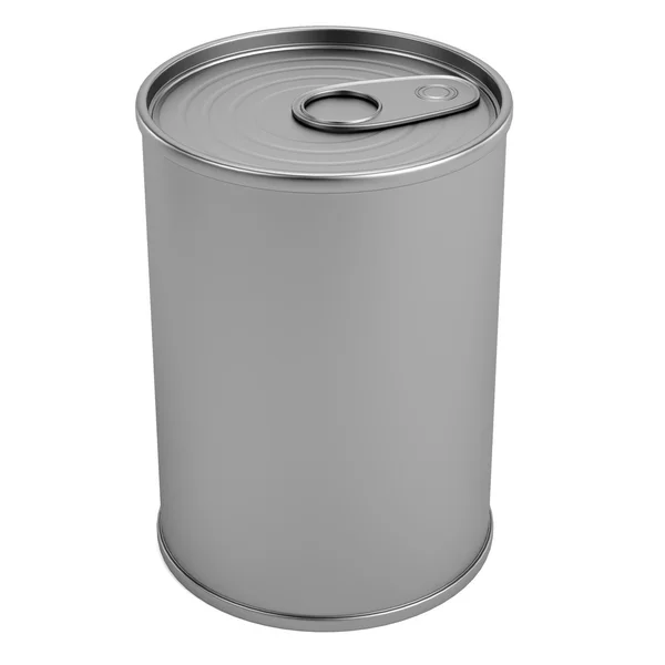 Renderização 3d realista de lata de comida — Fotografia de Stock