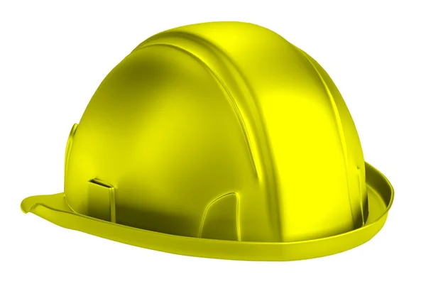 Refleic 3d render of hard hat — стоковое фото