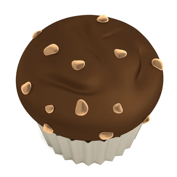 Realistisk 3d render av muffin — Stockfoto