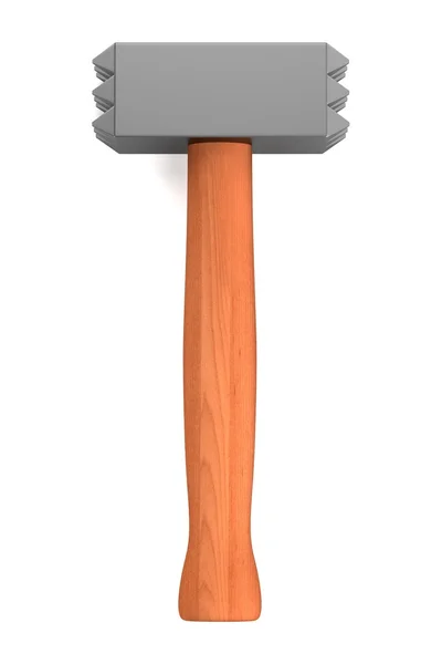 Realistic 3d render of hammer — Stock Photo, Image