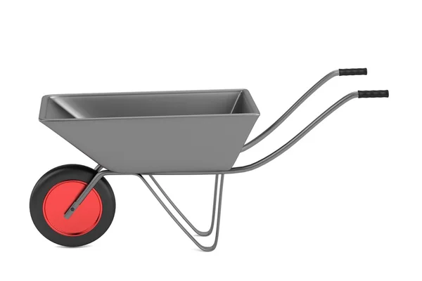 Realistic 3d render of wheel-barrow — Stock Photo, Image