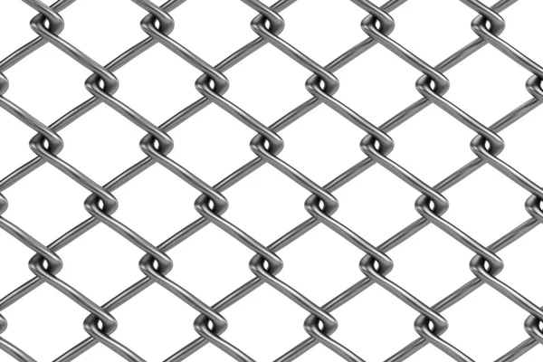 Realistic 3d render of fence links — Stock Photo, Image