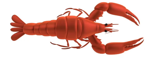 Renderização 3d realista de lagosta — Fotografia de Stock