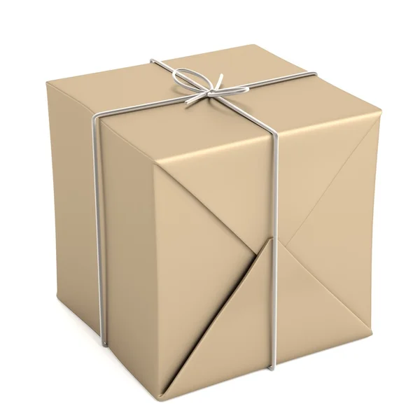 Realistic 3d render of package — Stock Photo, Image