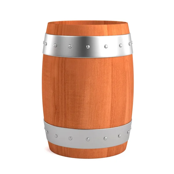Realistic 3d render of wine barrel — Stock Photo, Image