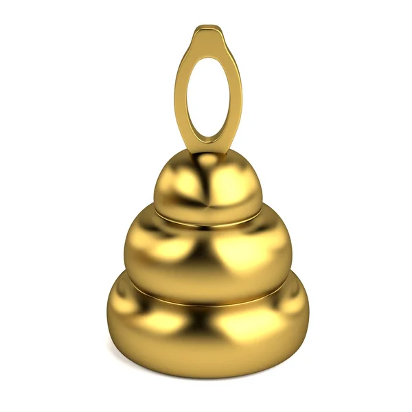 Realistic 3d render of bell — Stock Photo, Image