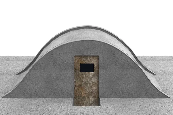 Rendering 3D realistico del bunker — Foto Stock